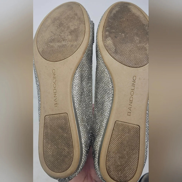 Bandolino Women's Ferrista B Flexible Gold Shimmer Ballet Flats  Size 5.5M - Picture 9 of 14